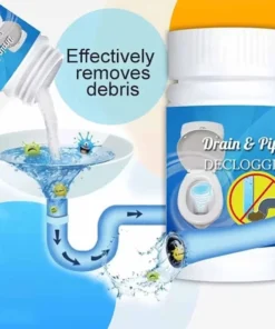 Pack OF 04 Quick Wash Sink & Drain Cleaning