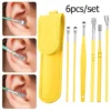Ear Wax Cleaning Kit, 6 Pcs Ear Pick Tools