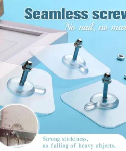 Punch-Free Screw Stickers