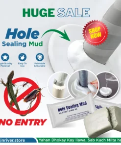 Wall Hole Repair Sealant Clay – Industrial-Grade Waterproof & Fireproof Filler for Pipe, Cable & AC Gaps – Strong Adhesive, Easy DIY Application